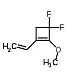 CAS#: 760179-30-4， 3,3-Difluoro-2-methoxy-1-vinylcyclobutene