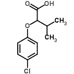 CAS#: 76075-79-1， 2-(4-Chlorophenoxy)-3-methylbutanoic acid