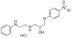 CAS#: 76210-96-3， 1-(2-Anilinoethylamino)-3-(4-Nitrophenoxy)Propan-2-Ol Hydrochloride