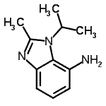 CAS#: 76320-93-9， 1-Isopropyl-2-methyl-1H-benzimidazol-7-amine