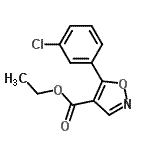 CAS 登录号：76344-85-9， 乙基5-(3-氯苯基)-1,2-恶唑-4-羧酸酯