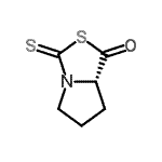 CAS 登录号：76532-69-9， (7aS)-3-噻吩基氧代四氢-1H-吡咯并[1,2-c][1,3]噻唑-1-酮