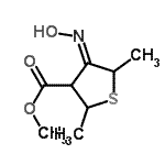 CAS#: 76576-03-9， Methyl (4E)-4-(hydroxyimino)-2,5-dimethyltetrahydro-3-thiophenecarboxylate