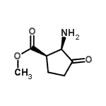 CAS#: 766482-01-3， Methyl (1R,2R)-2-amino-3-oxocyclopentanecarboxylate