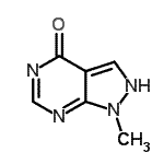 CAS 登录号：767237-00-3， 1-甲基-1,2-二氢-4H-吡唑并[3,4-d]嘧啶-4-酮