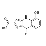 CAS#: 76745-59-0， 5-Hydroxy-9-oxo-4,9-dihydropyrazolo[5,1-b]quinazoline-2-carboxylic acid