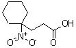 CAS#: 76877-76-4， 3-(1-Nitrocyclohexyl)propanoic acid