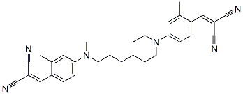 CAS#: 76897-80-8， 2-[[4-[7-[1-[4-(2,2-Dicyanoethenyl)-3-Methylphenyl]Ethylamino]Heptylamino]-2-Methylphenyl]Methylidene]Propanedinitrile