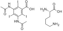CAS#: 77035-55-3, L-Lysine mono(3,5-bis(acetylamino)-2,4,6-triiodobenzoate)