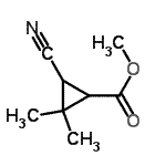CAS#: 77406-70-3， Methyl 3-cyano-2,2-dimethylcyclopropanecarboxylate