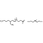 CAS#: 77890-71-2， 2-Hydroxy-N-(2-hydroxyethyl)ethanaminium 3-[(2-ethylhexyl)sulfamoyl]propanoate
