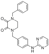 CAS#: 77916-97-3， 1-(Phenylmethyl)-4-[[4-(Pyrimidin-2-Ylamino)Phenyl]Methyl]Piperazine-2,3-Dione