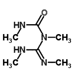 CAS 登录号：780717-00-2， 1-(N,N'-二甲基甲脒基)-1,3-二甲基脲