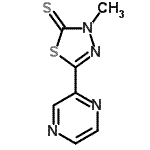 CAS#: 780792-40-7， 3-Methyl-5-(2-pyrazinyl)-1,3,4-thiadiazole-2(3H)-thione