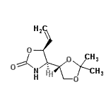 CAS#: 784191-96-4， (4S,5S)-4-[(4S)-2,2-Dimethyl-1,3-dioxolan-4-yl]-5-vinyl-1,3-oxazolidin-2-one