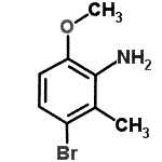 CAS 登录号：786596-55-2， 3-溴-6-甲氧基-2-甲基苯胺