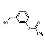 结构式 CAS# 78957-20-7, 3-(羟基甲基)苯基乙酸酯