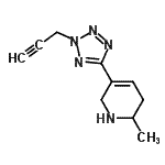 CAS 登录号：790171-81-2， 2-甲基-5-[2-(2-丙炔-1-基)-2H-四唑-5-基]-1,2,3,6-四氢吡啶