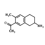CAS#: 793652-59-2， 1-(7-Amino-3-methyl-5,6,7,8-tetrahydro-2-naphthalenyl)ethanone