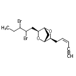 CAS#: 79435-29-3， (1S,5S)-1,4:2,5-Dianhydro-3-deoxy-1-(2,3-dibromopentyl)-5-[(2Z)-2-penten-4-yn-1-yl]-L-threo-pentitol
