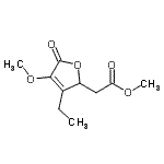 CAS#: 794567-91-2， Methyl (3-ethyl-4-methoxy-5-oxo-2,5-dihydro-2-furanyl)acetate