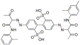 CAS#: 79682-33-0， 4-[2-[1-[[(2,4-Dimethylphenyl)Amino]Carbonyl]-2-Oxopropyl]Diazenyl]-4'-[2-[1-[[(2-Methylphenyl)Amino]Carbonyl]-2-Oxopropyl]Diazenyl]-[1,1'-Biphenyl]-2,2'-Disulfonic Acid