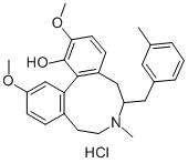 CAS#: 79989-29-0， (-)-6,7,8,9-Tetrahydro-2,12-Dimethoxy-7-Methyl6-((3-Methylphenyl)Methyl)-5H-Dibenz(d,f)Azonin-1-Ol Hydrochloride