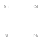 结构式 CAS# 8049-22-7, 伍德合金