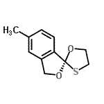 CAS#: 807366-12-7， (1R)-5-Methyl-3H-spiro[2-benzofuran-1,2'-[1,3]oxathiolane]