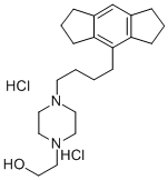 CAS 登录号：80761-12-2， 4-(4-(1,2,3,5,6,7-六氢-S-引达省-4-基)丁基)-1-哌嗪乙醇二盐酸盐