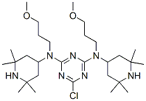 CAS#: 80804-88-2， 6-Chloro-N,N'-Bis(3-Methoxypropyl)-N,N'-Bis(2,2,6,6-Tetramethyl-4-Piperidyl)-1,3,5-Triazine-2,4-Diamine