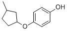 CAS 登录号：809236-49-5， 4-[(3-甲基环戊基)氧基]-苯酚