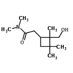 CAS#: 809237-44-3， 2-[2-(Hydroxymethyl)-2,3,3-trimethylcyclobutyl]-N,N-dimethylacetamide