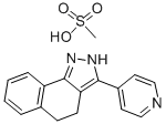 CAS#: 80997-85-9， 4,5-Dihydro-3-(4-Pyridinyl)-2H-Benz(g)-Indazole Methanesulfonate