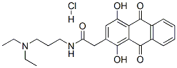 CAS#: 81085-96-3， N-(3-Diethylaminopropyl)-2-(1,4-Dihydroxy-9,10-Dioxo-Anthracen-2-Yl)Acetamide Hydrochloride