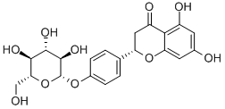 CAS#: 81202-36-0， (2S)-2-(4-(Beta-D-Glucopyranosyloxy)Phenyl)-2,3-Dihydro-5,7-Dihydroxy-4H-1-Benzopyran-4-One
