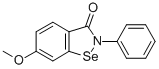 CAS#: 81744-07-2， 6-Methoxy-2-Phenyl-1,2-Benzoselenazol-3-One
