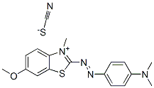 CAS#: 82142-16-3， 2-((4-(Dimethylamino)Phenyl)Azo)-6-Methoxy-3-Methylbenzothiazolium thiocyanate