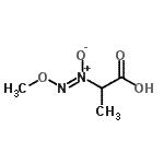CAS#: 82385-71-5， 2-[(Z)-Methoxy-azoxy]propanoic acid