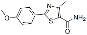 CAS#: 82875-44-3， 2-(4-Methoxyphenyl)-4-Methyl-1,3-Thiazole-5-Carboxamide