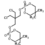 CAS 登录号：83044-97-7， 2,2'-{[2,2-二(氯甲基)-1,3-丙烷二基]二(氧基)}二(5,5-二甲基-1,3,2-二氧磷杂环己烷)2,2'-二氧化物
