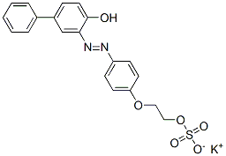 CAS#: 83221-41-4， Potassium 2-[4-[(4-Hydroxybiphenyl-3-Yl)Azo]Phenoxy]Ethyl Sulphate