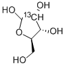 结构式 CAS# 83379-40-2, D-核糖-2-13C