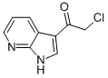 结构式 CAS# 83393-47-9, 2-氯-1-(1H-吡咯并[2,3-b]吡啶-3-基)-乙酮