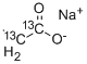 结构式 CAS# 83587-75-1, 丙酸钠-1,2-13C2