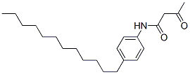 结构式 CAS# 84030-15-9, N-(4-十二烷基苯基)-3-氧代丁酰胺