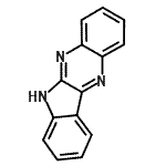 结构式 CAS# 84055-81-2, 6H-吲哚并[2,3-b]喹喔啉