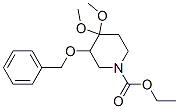 CAS#: 84176-72-7， Ethyl 4,4-Dimethoxy-3-(Phenylmethoxy)Piperidine-1-Carboxylate