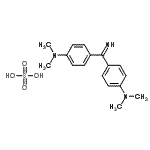 CAS#: 84255-16-3， 4,4'-Carbonimidoylbis(N,N-dimethylaniline) sulfate (1:1)