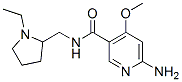 CAS#: 84332-04-7， 6-Amino-N-[(1-Ethylpyrrolidin-2-Yl)Methyl]-4-Methoxy-Pyridine-3-Carboxamide